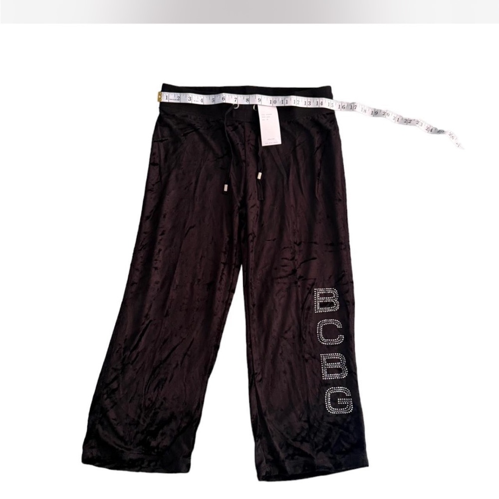Brand New with Tags. BCBG Maxazria Capri Bedazzled sweatpants.